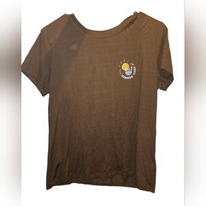 Brown Graphic T-Shirt